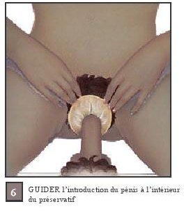  GUIDER l introduction du penis a l interieur du femidom